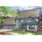 Two-Story Craftsman Style Home With Unique Detailed Gable