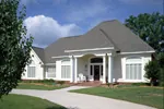 Ranch House Plan Front Photo 02 - Knights Manor European Home 020D-0266 - Search House Plans and More