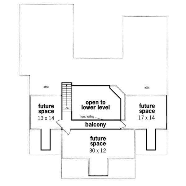 Traditional House Plan Second Floor - Serramonte Craftsman Home 020D-0293 - Shop House Plans and More