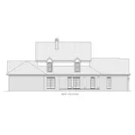 Country House Plan Rear Elevation - Summerfarm Plantation Home 020D-0310 - Shop House Plans and More