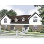 Multi-Family House Plan Front of House 020D-0320