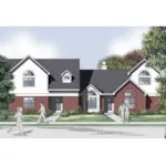 Multi-Family House Plan Front of House 020D-0321