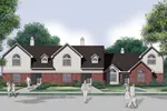 Traditional House Plan Front of Home - Oakleigh Traditional Multi-Family Home 020D-0322 - Shop House Plans and More