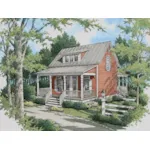 Bungalow Styled Acadian With Deep Front Porch