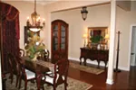 Traditional House Plan Dining Room Photo 01 - Southern Style Home | One-Story House with Photos