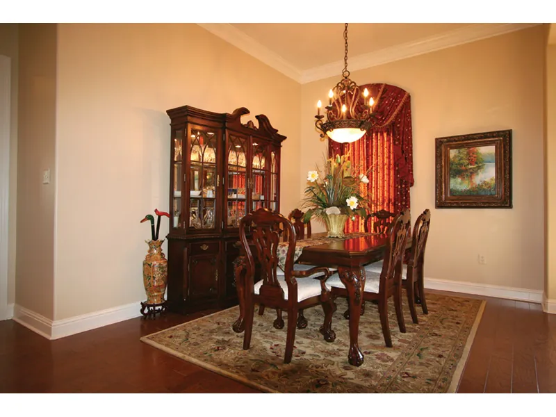 Traditional House Plan Dining Room Photo 03 - Southern Style Home | One-Story House with Photos