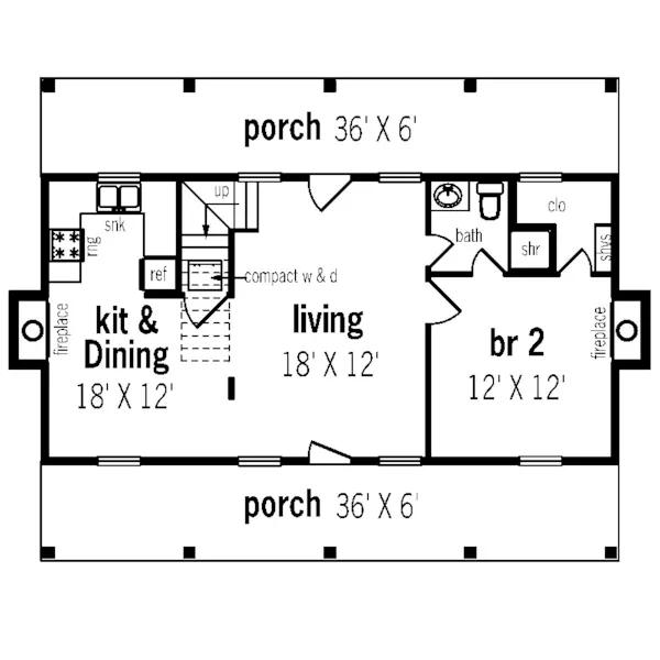 Country House Plan First Floor - Hunters Hollow Rustic Home 020D-0331 - Search House Plans and More