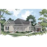 Traditional House Plan Front of Home - Moreno Ridge Ranch Home 020D-0332 - Shop House Plans and More