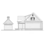 Traditional House Plan Rear Elevation - Moreno Ridge Ranch Home 020D-0332 - Shop House Plans and More