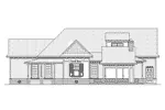 Traditional House Plan Right Elevation - Moreno Ridge Ranch Home 020D-0332 - Shop House Plans and More
