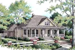 Country Plantation Style Home With Raised Porch