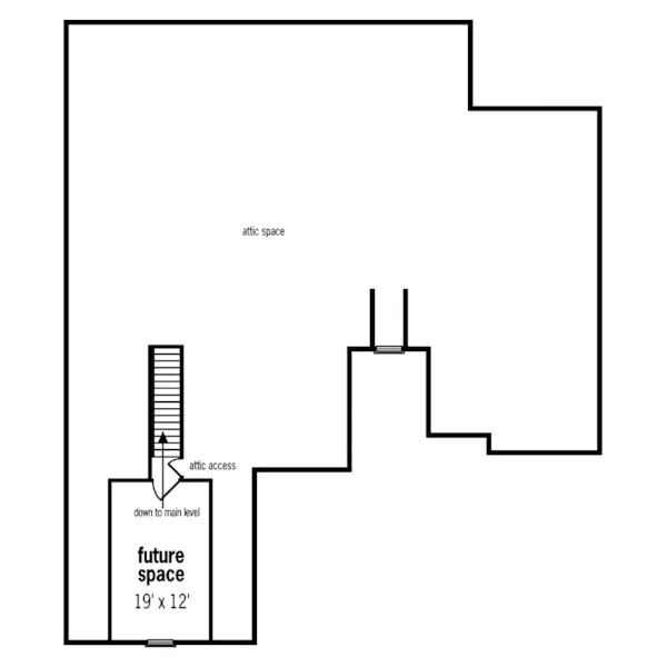 Ranch House Plan Second Floor - Portsburg European Style Home 020D-0338 - Shop House Plans and More