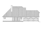 Waterfront House Plan Left Elevation - Rockingham European Home 020D-0339 - Shop House Plans and More