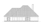 Traditional House Plan Rear Elevation - Rockingham European Home 020D-0339 - Shop House Plans and More