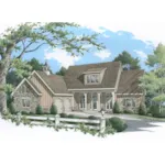 Country House Plan Front of Home - Ivanhoe Rustic Home 020D-0341 - Search House Plans and More