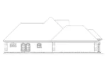 Ranch House Plan Left Elevation - Laredo Point Southern Home 020D-0342 - Shop House Plans and More