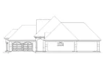 Ranch House Plan Right Elevation - Laredo Point Southern Home 020D-0342 - Shop House Plans and More