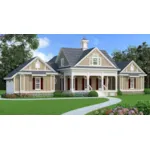 Victorian House Plan Front of House 020D-0344