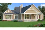 Arts & Crafts House Plan Rear Photo 01 - Layton Country Craftsman Home 020D-0344 - Shop House Plans and More