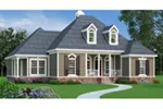 Traditional House Plan Front of House 020D-0345