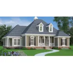 Lowcountry House Plan Front of House 020D-0345