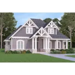 Ranch House Plan Front of House 020D-0346