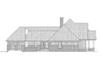 Arts & Crafts House Plan Left Elevation - Bambury Tudor Craftsman Home 020D-0346 - Search House Plans and More