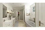 Arts & Crafts House Plan Master Bathroom Photo 01 - Bambury Tudor Craftsman Home 020D-0346 - Search House Plans and More