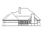 Rustic House Plan Rear Elevation - Bambury Tudor Craftsman Home 020D-0346 - Search House Plans and More
