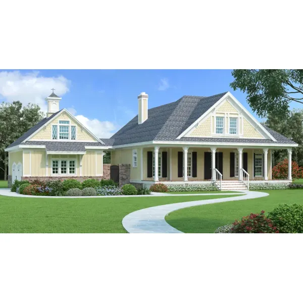 Front of Home - Dianna Country Home 020D-0347 - Search House Plans and More