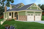 Ranch House Plan Front of House 020D-0350