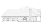 Ranch House Plan Left Elevation - Fruit Valley Southern Home 020D-0353 - Search House Plans and More