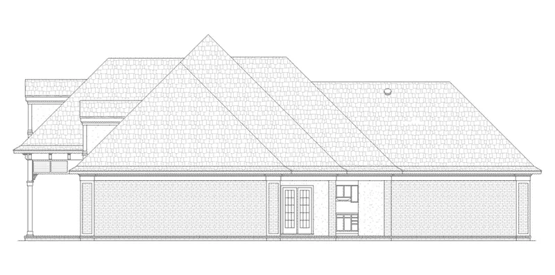 Traditional House Plan Right Elevation - Fruit Valley Southern Home 020D-0353 - Search House Plans and More