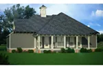 Ranch House Plan Rear Photo 01 - Harpers Grove Country Home 020D-0357 - Search House Plans and More