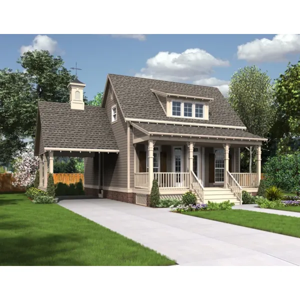 Traditional House Plan Front of Home - Jefferson Bay Traditional Home 020D-0359 - Search House Plans and More