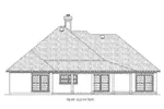 Country French House Plan Rear Elevation - Beacon Hills European Home 020D-0361 - Search House Plans and More
