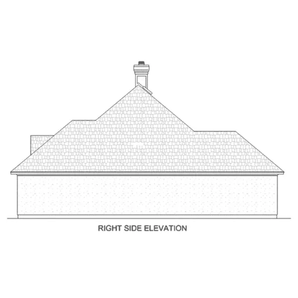 Country French House Plan Right Elevation - Beacon Hills European Home 020D-0361 - Search House Plans and More