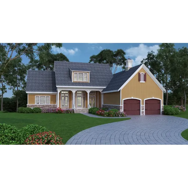 Front of Home - Smith Creek Traditional Home 020D-0362 - Shop House Plans and More