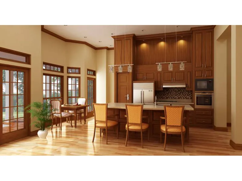 Traditional House Plan Kitchen Photo 01 - Sophie Spring Acadian Home 020D-0363 - Shop House Plans and More