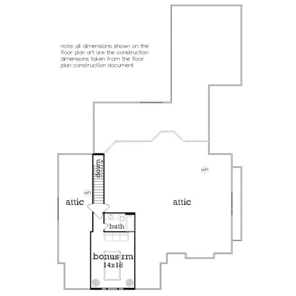 Shingle House Plan Second Floor - Grace Hill Craftsman Home 020D-0365 - Search House Plans and More