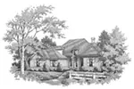 Ranch House Plan Front Image of House - Prince George Traditional Home 020D-0367 - Shop House Plans and More