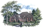 Ranch House Plan Front of House 020D-0367