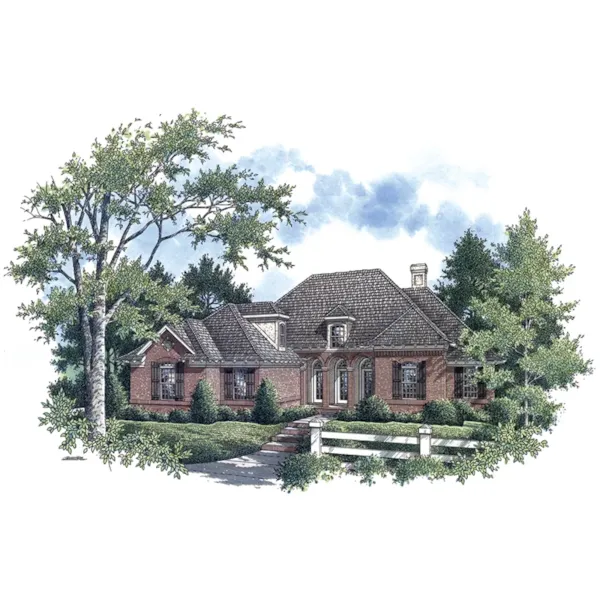 Ranch House Plan Front of Home - Prince George Traditional Home 020D-0367 - Shop House Plans and More