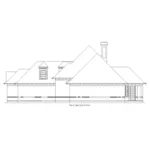 Ranch House Plan Right Elevation - Prince George Traditional Home 020D-0367 - Shop House Plans and More