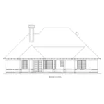 Rear Elevation - Laguna Bay Traditional Home 020D-0368 - Shop House Plans and More