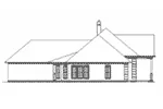 Left Elevation - Graeser Traditional Home 020D-0370 - Search House Plans and More