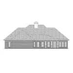 Rear Elevation - Graeser Traditional Home 020D-0370 - Search House Plans and More