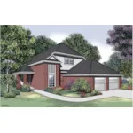 Traditional House Plan Front of Home - Wenham Traditional Home 020D-0372 - Shop House Plans and More