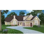 Arts & Crafts House Plan Front of House 020D-0374