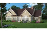 Country House Plan Rear Photo 01 - Lanton Traditional Home 020D-0374 - Shop House Plans and More